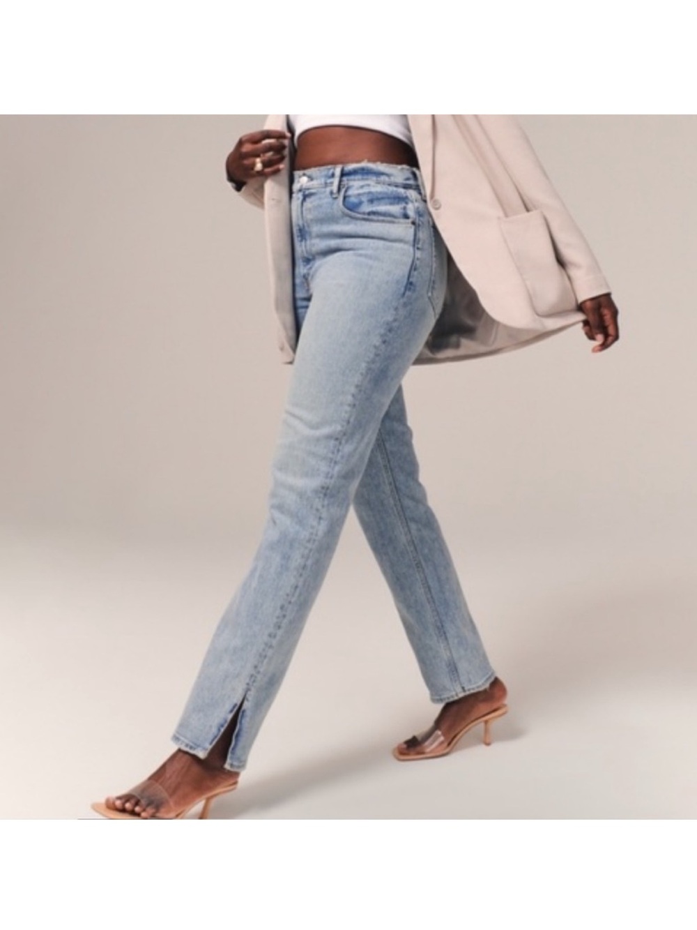 Abercrombie & Fitch Ultra High Rise The 90s Straight - Curve Love - size 12/31R